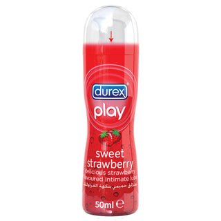Durex Play Lubricant Gel, Saucy Strawberry - 50 Ml