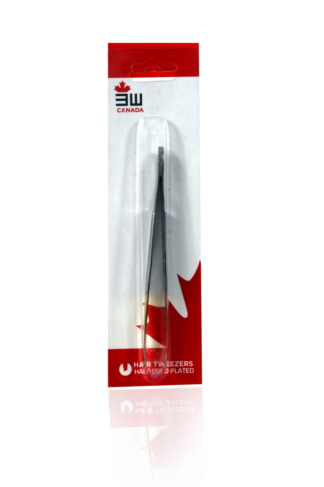 3W07-713 Tweezer Half Gold Plated