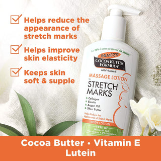 Palmers Cocoa Butter Formula Massage Lotion with Vitamin E for Stretch Marks, 250ml - Makkah Pharmacy