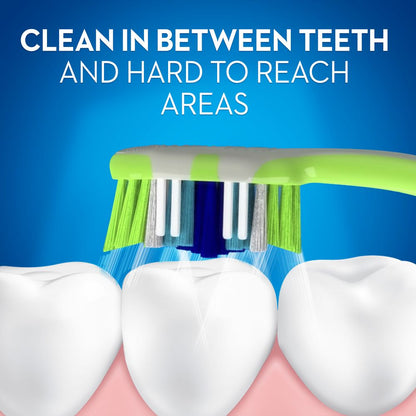 Oral-B Complete 5 Way Clean Blue & White Medium Toothbrushes, 2 Pieces - Makkah Pharmacy