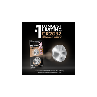Duracell Specialty Cr2016 Lithium Coin Battery 3V Pack Of 2 , Suitable For Use In Keyfobs, Scales, Wearables And Medical Devices