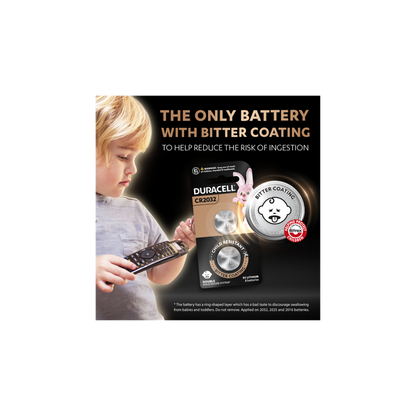 Duracell Specialty Cr2016 Lithium Coin Battery 3V Pack Of 2 , Suitable For Use In Keyfobs, Scales, Wearables And Medical Devices