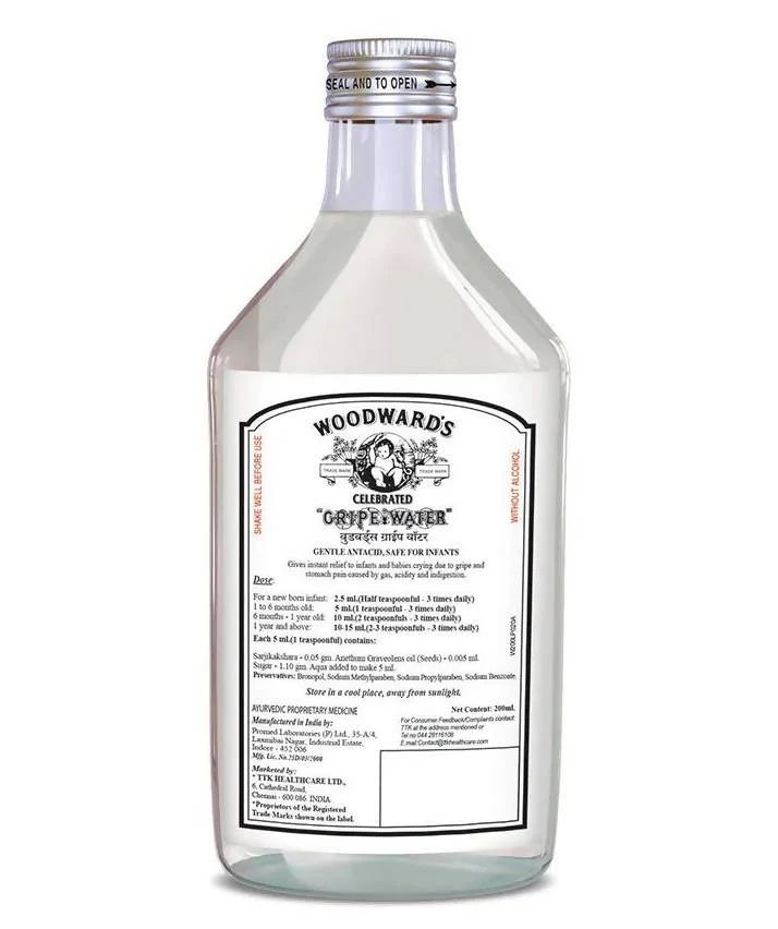 Woodward's Celebrated Gripe Water, 150ml - Makkah Pharmacy
