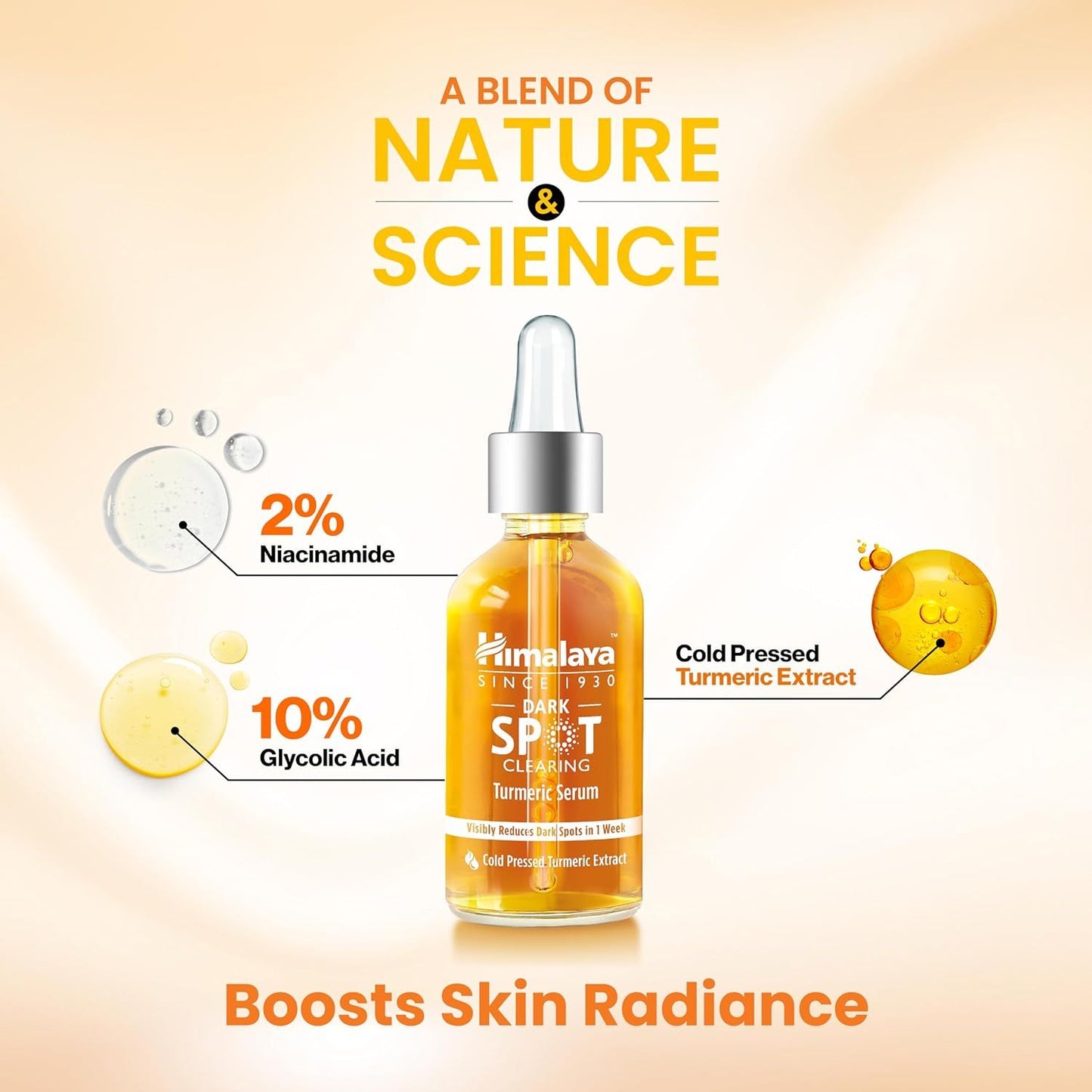 Himalaya Dark Spot Clearing Turmeric Face Serum, 30ml - Makkah Pharmacy