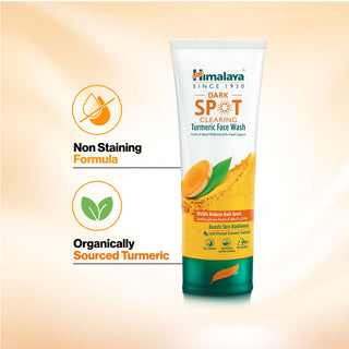 Himalaya Clearing & Anti-Dark Spot Turmeric Wash-Off Face Wash, 100ml - Makkah Pharmacy