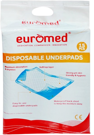 Euromed Under Pads, 90x180cm, 20 Pieces
