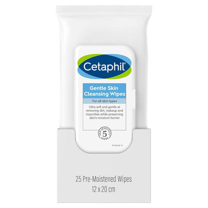 Cetaphil Gentle Skin Cleanser Cloths 25 pcs - Makkah Pharmacy