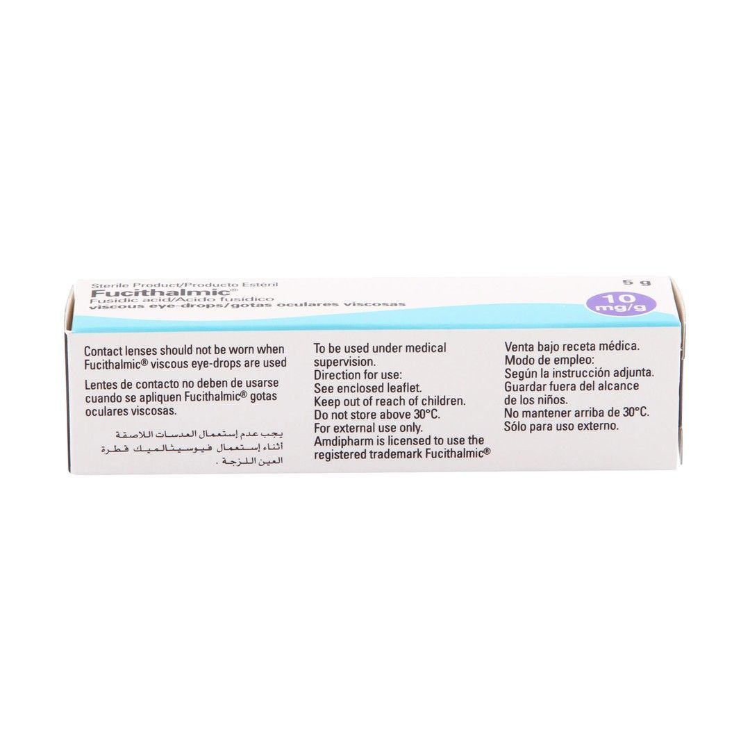 Fucithalmic Sterile 10mg/g Fusidic Acid Eye Drops, 5g
