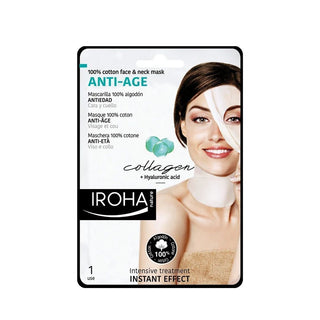 Iroha Nature Cotton F&N Mask Anti Age Collagen 30 Ml - Makkah Pharmacy