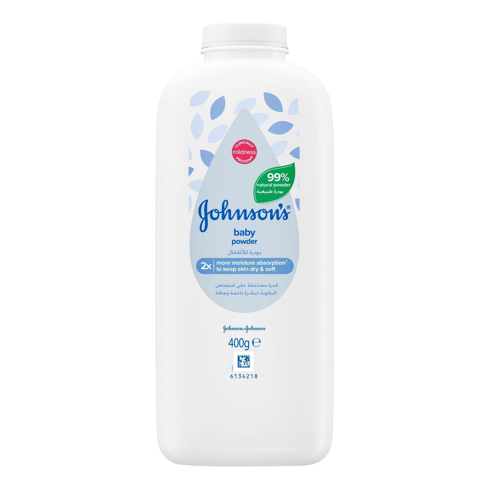 Johnson's Baby Powder, 400g - Makkah Pharmacy