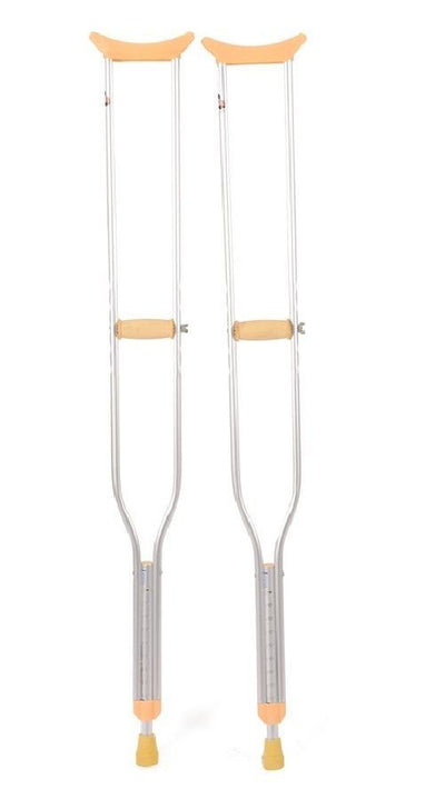 Large Aluminum Underarm Crutches, 1 Pair - Makkah Pharmacy