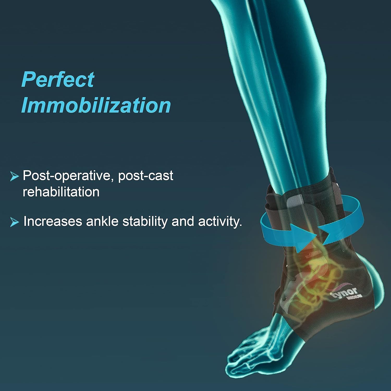 Tynor Ankle Brace-d02 Xl - Makkah Pharmacy