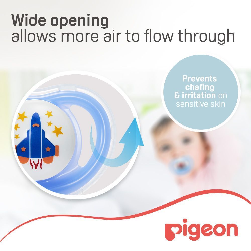Pigeon Mini Light Purple Medium Pacifier (6+ Months), 1 Piece - Makkah Pharmacy