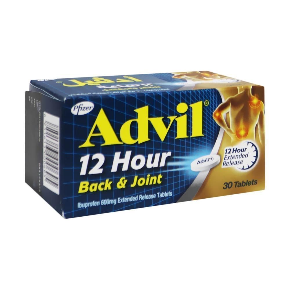 Advil 12 Hour Back And Joint Tablets 30's - Makkah Pharmacy