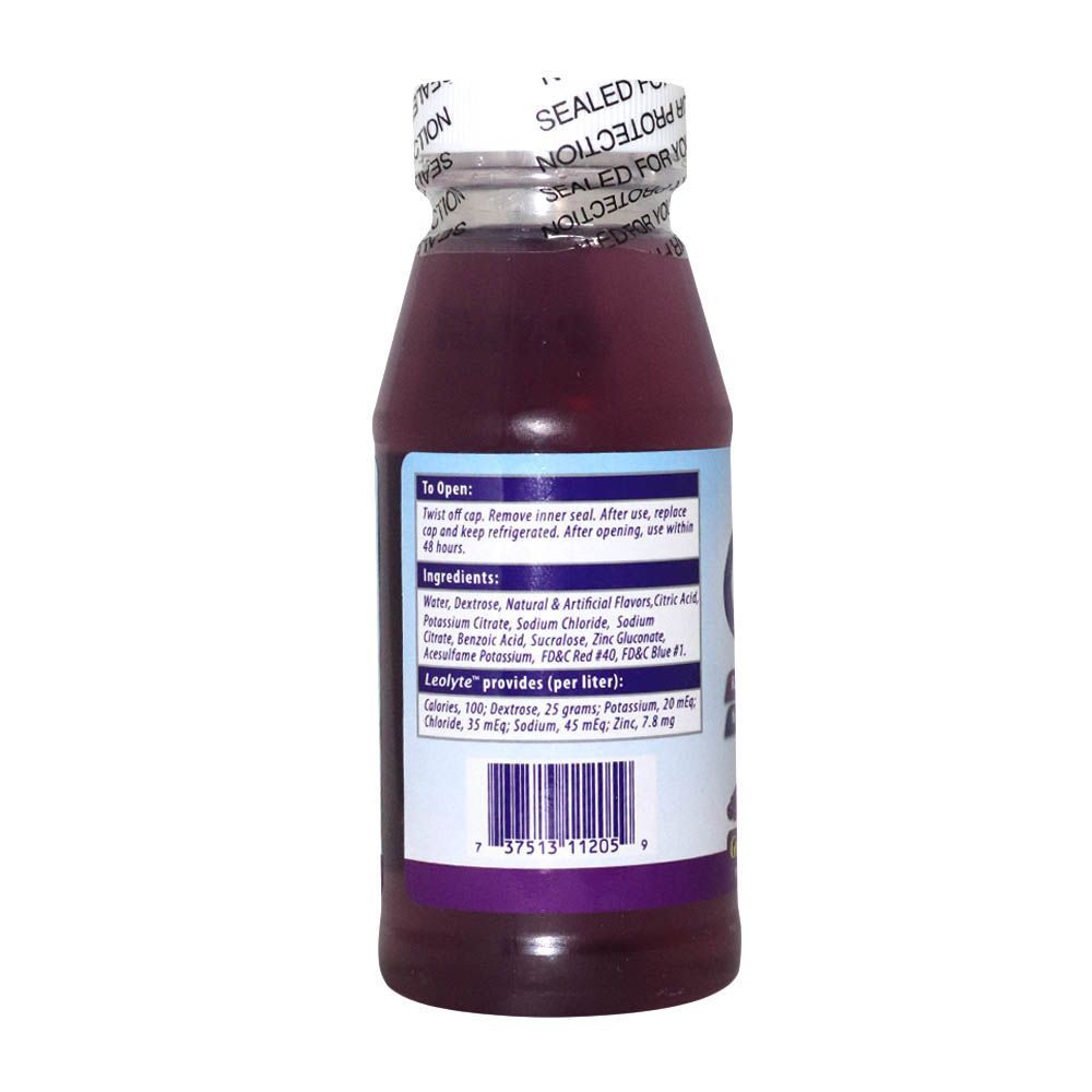 Leolyte Oral Maintenance Solution Grape Flavor 237Ml - Makkah Pharmacy