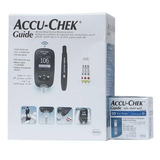 Accu-Chek Guide Wireless Blood Glucose Monitoring System, 1 Pack - Makkah Pharmacy