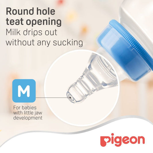 Pigeon Peristaltic Nipple (M)2 Pcs Blister