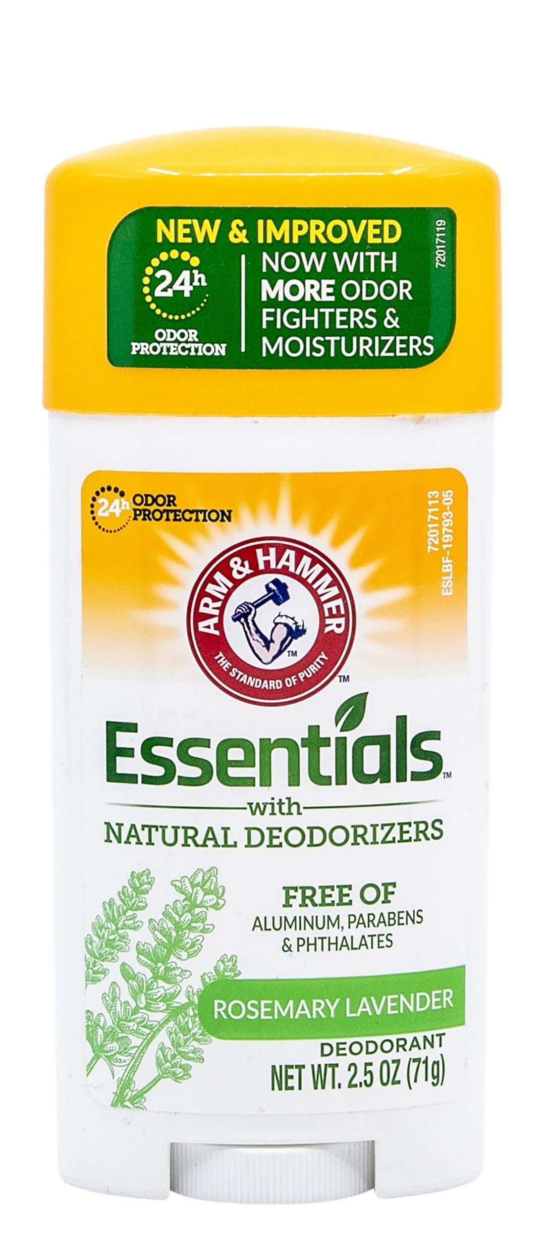 Arm & Hammer Essentials 24H Deodorant Stick Rosemary & Lavender Scent, 71g - Makkah Pharmacy