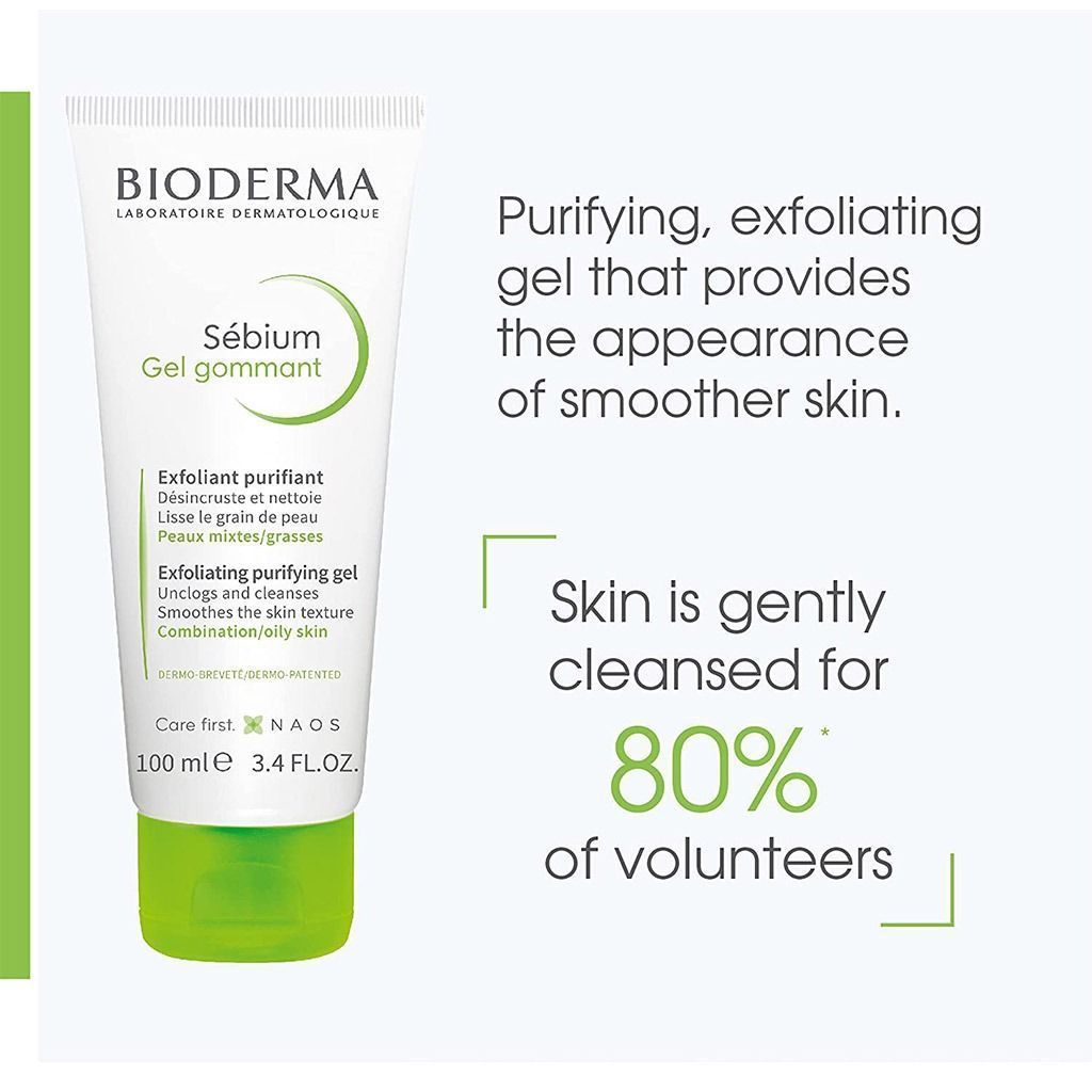 Bioderma Sebium Hypoallergenic Exfoliating & Purifying Facial Gel, 100ml - Makkah Pharmacy