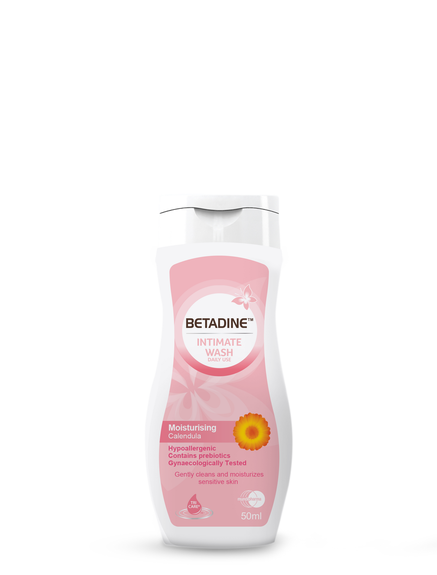 Betadine Moisturizing Liquid Intimate Wash with Calendula Extract, 50ml - Makkah Pharmacy