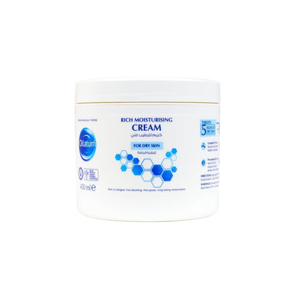 Oilatum Non-Greasy Moisturizing Body Cream for Dry Skin, 450ml - Makkah Pharmacy