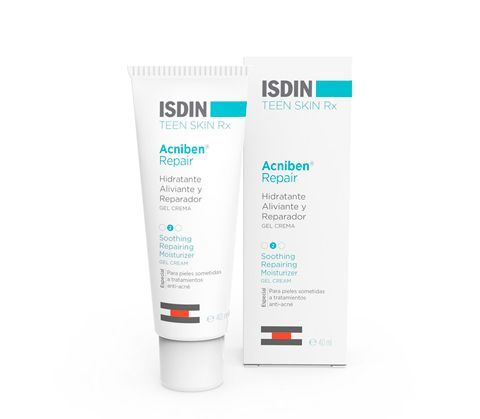 Isdin Acniben Repair Gel-Moisturizing Cream, 40ml - Makkah Pharmacy