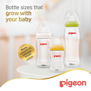 Pigeon Peristaltic Plus 240ml Nursing Bottle (3+ Months) - BPA free