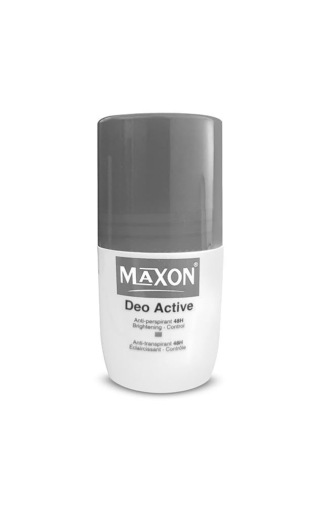 Maxon Deo Active 48H Brightening & Control Antiperspirant Roll-On Deodorant, 60ml - Makkah Pharmacy