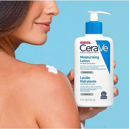 CeraVe Moisturizing Lotion for Normal to Dry Skin with Hyaluronic Acid, 236ml - Makkah Pharmacy