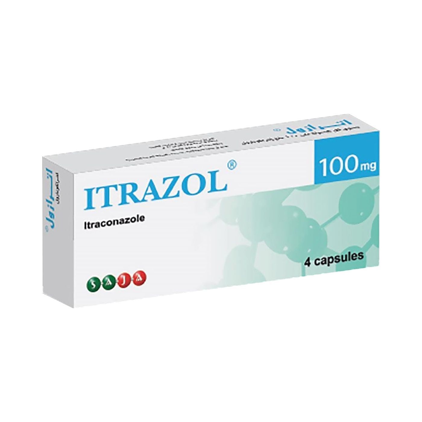 Itrazol 100mg Capsules, 4 Pieces