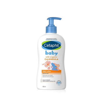 Cetaphil Baby Hypoallergenic Face & Body Daily Lotion with Organic Calendula, 400ml - Makkah Pharmacy