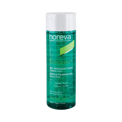 Noreva Exfoliac Gentle Foaming Gel, 200ml - Makkah Pharmacy