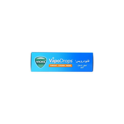 Vicks VapoDrops Orange Menthol Lozenges, 36x2.5g - Makkah Pharmacy