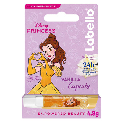 Labello Disney Princess Belle Vanilla Cupcake Lip Balm, 4.8g - Makkah Pharmacy