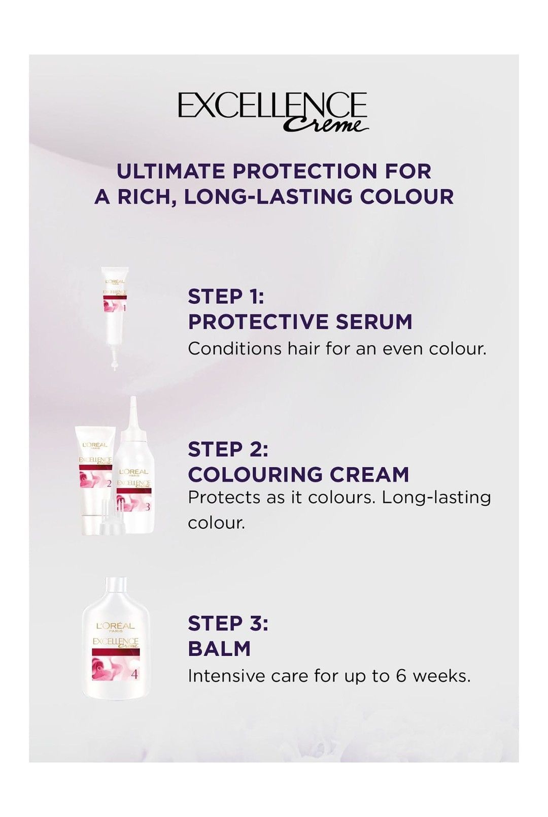 L'Oreal Excellence Triple Care Hair Color Cream Ash Blonde 7.1, 1 Pack - Makkah Pharmacy