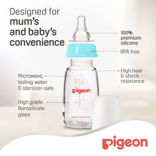 Pigeon Glass Feeding Bottle K-4 120 ml
