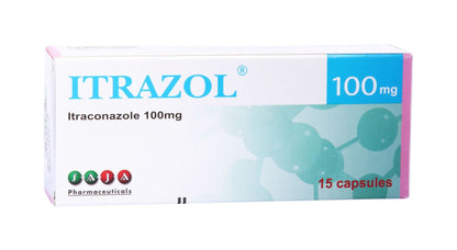 Itrazol 100mg Itraconazole, 15 Capsules