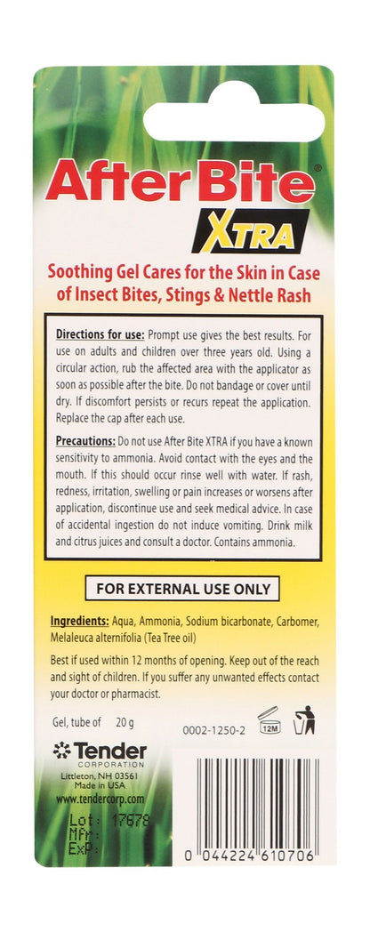 After Bite Xtra Insects & Stings Soothing Gel, 20g - Makkah Pharmacy