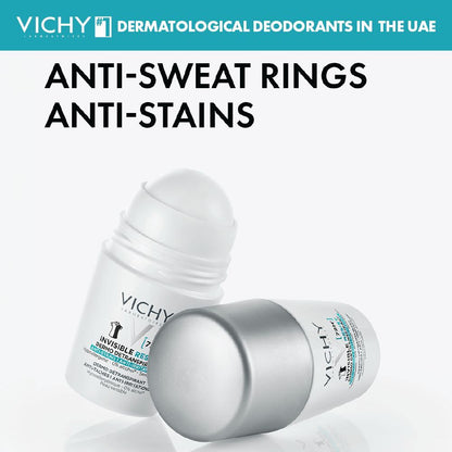 Vichy 72 Hours Invisible Resist Deodorant for Women, 50ml - Makkah Pharmacy