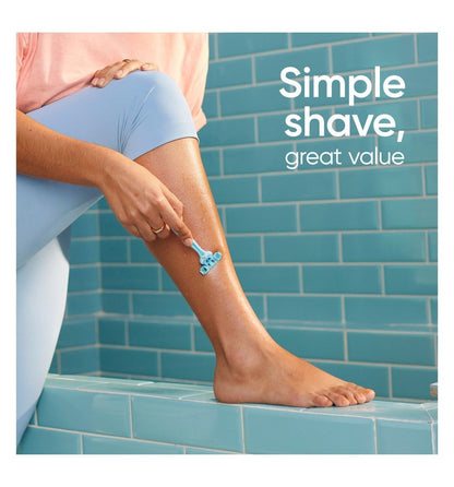 Gillette Simply Venus 2 Blade Razors with Aloe, 4 Pieces
