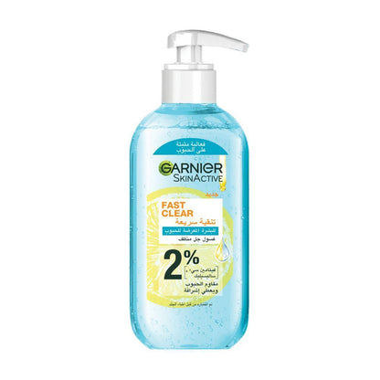 Garnier Fast Clear Vitamin C and Salicylic Acid Cleanser, 200ml - Makkah Pharmacy