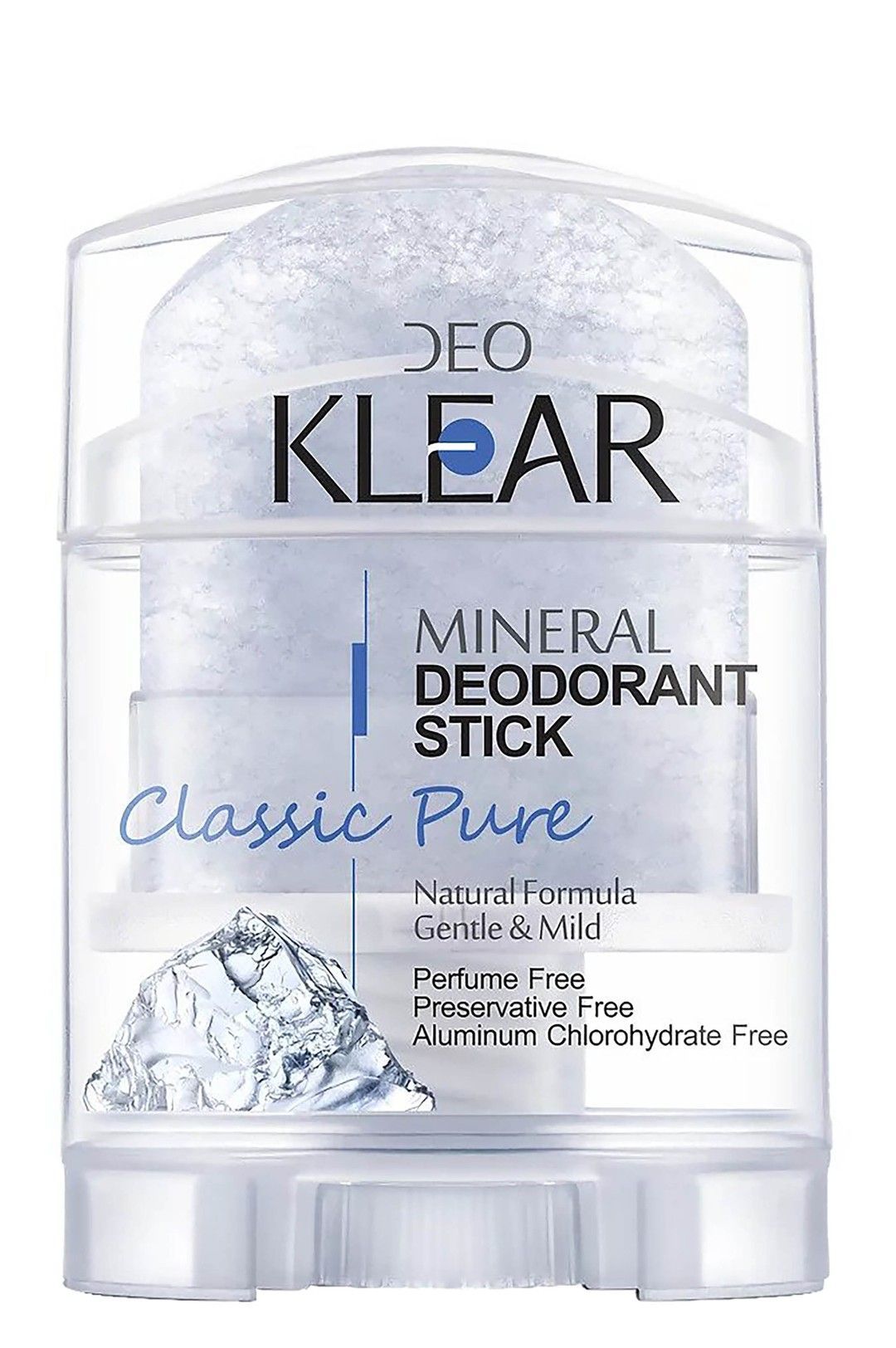 Deo Klear Classic Pure Mineral Deodorant Stick, 70g - Makkah Pharmacy