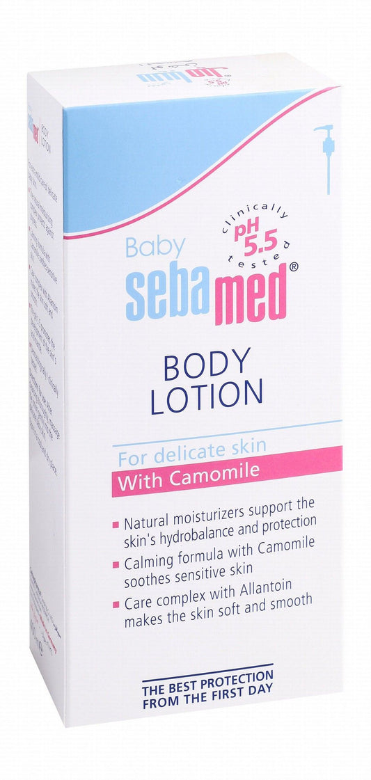 Sebamed Baby Moisturizing Lotion with Chamomile Extract for Delicate Skin, 400ml - Makkah Pharmacy