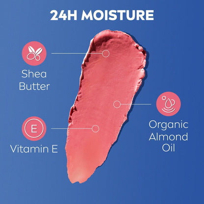Labello Caring Beauty SPF 30 Lip & Cheek Balm - Rose, 4.8g - Makkah Pharmacy