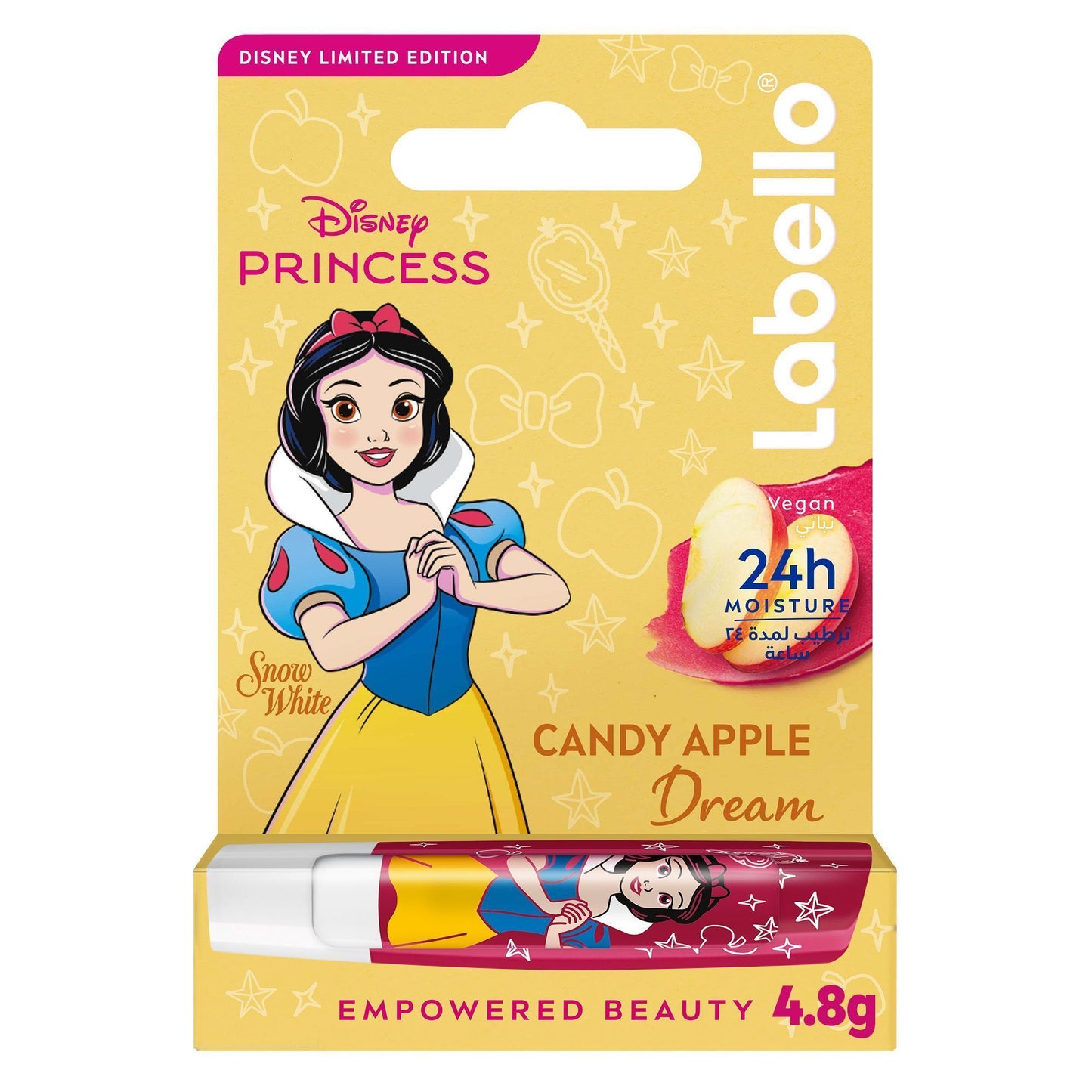 Labello Disney Princess Snow White Candy Apple Dream Lip Balm, 4.8g - Makkah Pharmacy