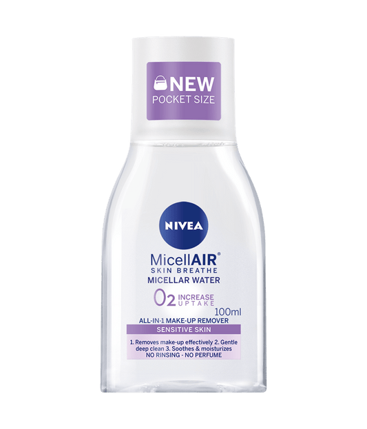 Nivea Micellair Caring Sensitive Skin Breathe Micellar Water 100Ml, 82511
