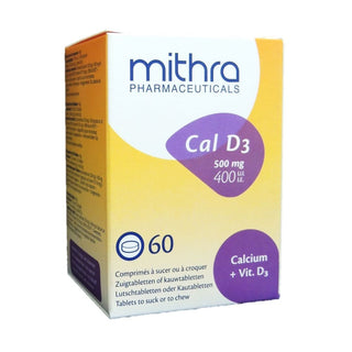 Mithra Cal D3 Chewable Tablets 60s