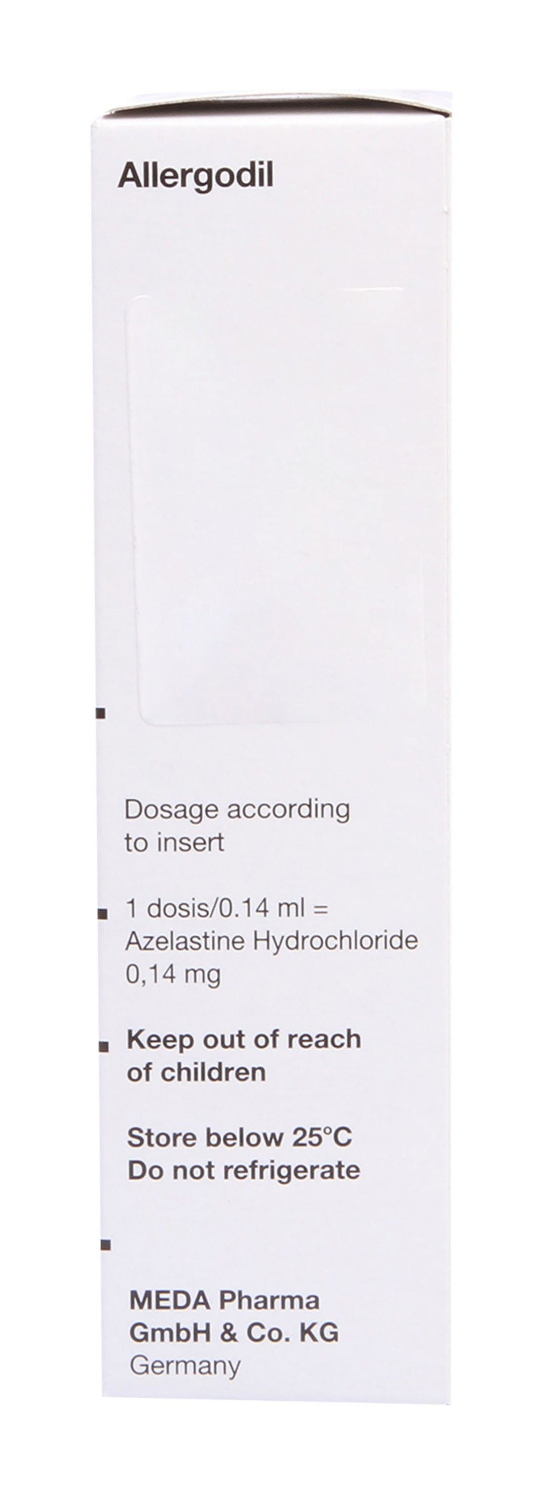 Allergodil 1mg/ml Azelastine Hydrochloride Nasal Spray, 10ml