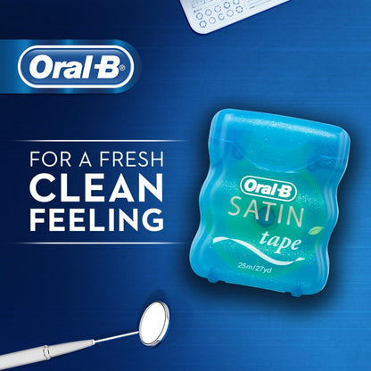 Oral-B Satin 25m Dental Floss Mint Flavor, 1 Piece