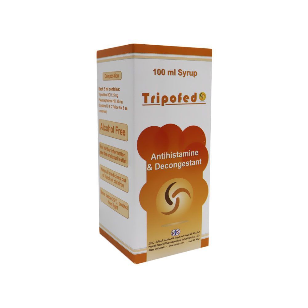 Tripofed Antihistamine & Decongestant Syrup 100 ml